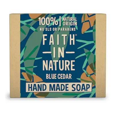 Faith in Nature Faith For Men - Tuhé mýdlo Modrý cedr 100g