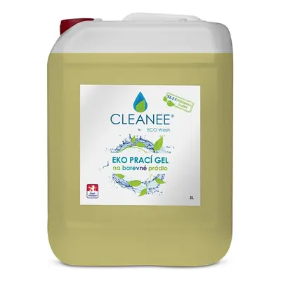 CLEANEE EKO Prací gel na barevné prádlo, ZEROWASTE, 5 L