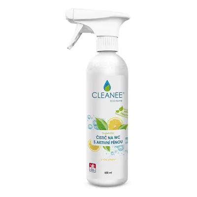 CLEANEE EKO hygienický čistič WC s aktivní pěnou s vůní citronu 500ml