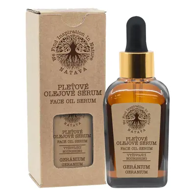 NATAVA - Pleťové olejové sérum Geránium, 30 ml