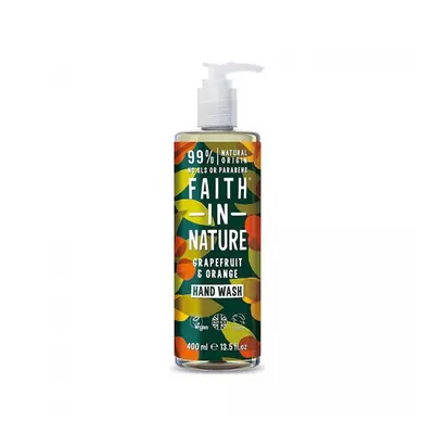 Faith in Nature - Tekuté mýdlo na ruce Grapefruit & Pomeranč, 400 ml