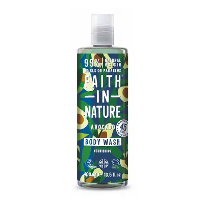 Faith in Nature - Přírodní sprchový gel s avokádovým olejem 400 ml