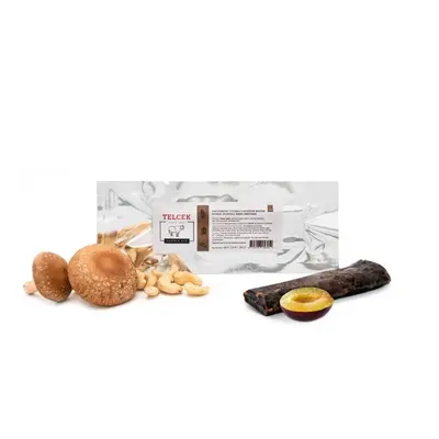 TELCEK - HOVĚZÍ PROTEINOVÁ TYČINKA (švestka, kešu, shiitake) 50g