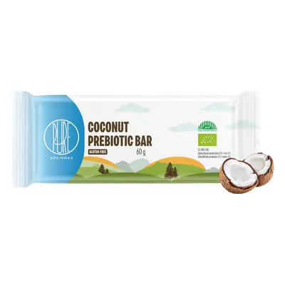 BrainMax Pure Coconut Prebiotic Bar, tyčinka s vlákninou, Kokos, BIO, 60 g