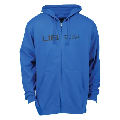 Lib-tech - mikina LOGO HOODED ZIP royal blue