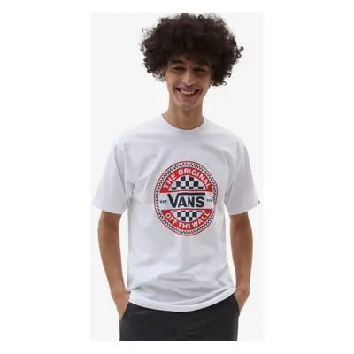 Vans tričko Circle Checker Ss Tee white