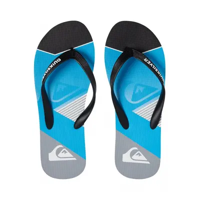 Quiksilver - pantofle MOLOKAI SLASH FADE LOGO YOUTH black/blue/grey