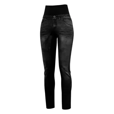 CRAZY IDEA Crazy kalhoty Sound print jeans black