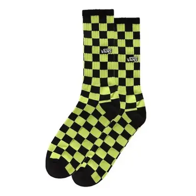 Vans ponožky Checkerboard Crew II (6.5-9) 1PK lime punch