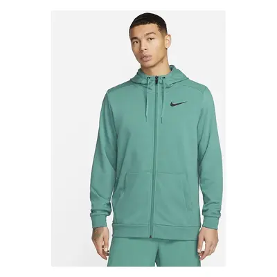 Nike mikina Nike Dri-FIT Men's Full-Zip Training Hoodie teal