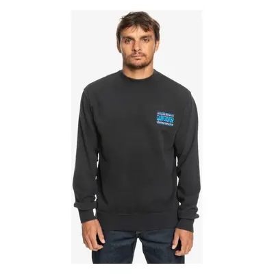 Quiksilver mikina Neon Slab Crew black