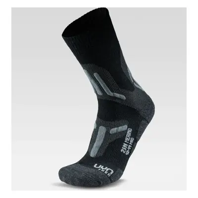 UYN ponožky Man Trekking 2In Merino Mid Socks black grey