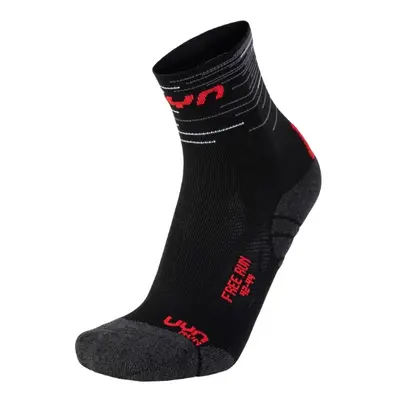 UYN - ponožky LADY FREE RUN SOCKS black/red