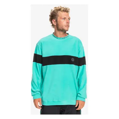 Quiksilver mikina Flame On Fleece pool green