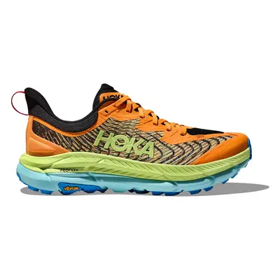 Hoka One One obuv Mafate Speed 4 solar flare lettuce