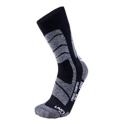 UYN - ponožky T SKI CROSS COUNTRY SOCKS black/mouline