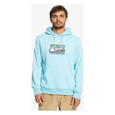 Quiksilver mikina Retro Fade Hoodie sky blue