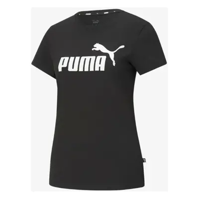 Puma tričko Ess Logo Tee W black