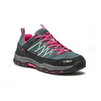 CMP obuv Kids Rigel Low Trekking Shoes Wp mineral green/purple fluo