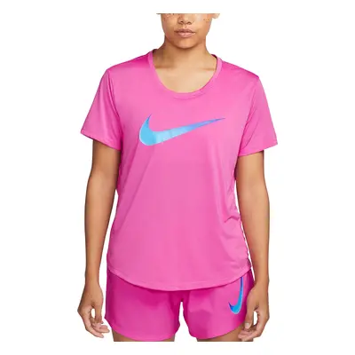 Nike tričko Lot W Nk One Df Swsh Hbr Ss pink