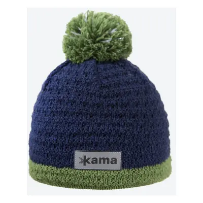 Kama - čepice Merino B71 navy blue