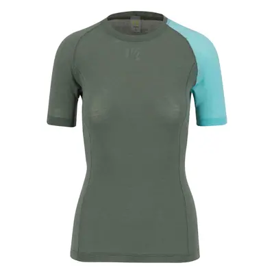 Karpos tričko Dinamico Merino 130 W T-Shirt thyme aqua sky