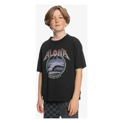 Quiksilver tričko Rock Waves Ss Yth black