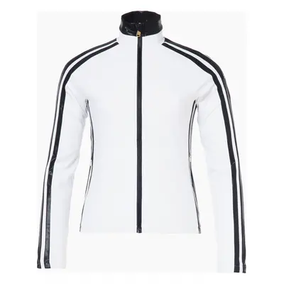 Goldbergh rolák Finish Full Zip Cardigan white black