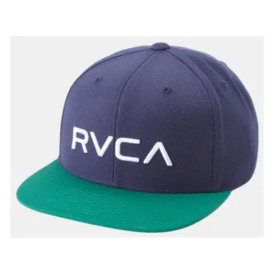 RVCA kšiltovka Twill Snapback navy/green