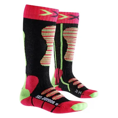 X-Bionic - ponožky T X-SOCKS SKI JUNIOR fuchsia/yellow