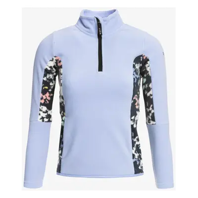 Roxy mikina Sayna Half Zip Girl black true flowers