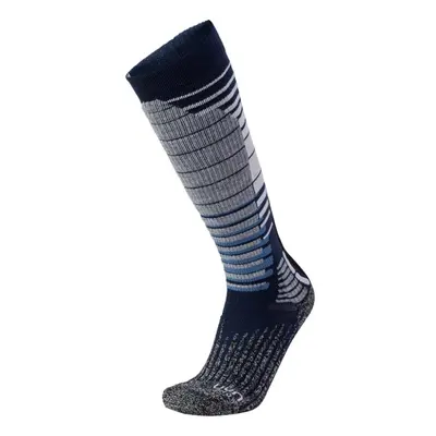 UYN - ponožky T SKI SNOWBOARD SOCKS dark blue/ grey melange