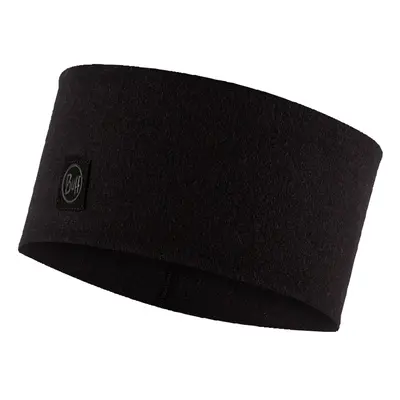 Buff čelenka Merino Wide Solid Black