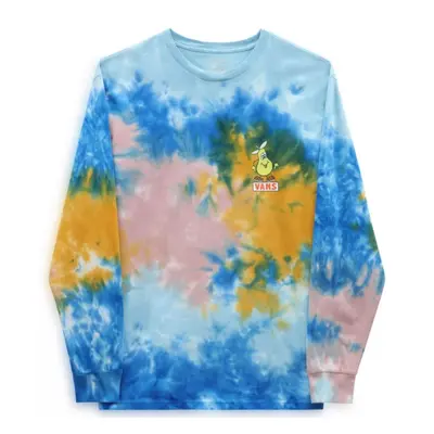 Vans tričko Fresh Pear Tie Dye Ls Tee blue