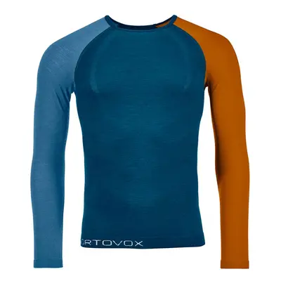 Ortovox tričko 120 Comp Light Long Sleeve M petrol blue