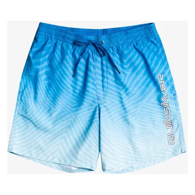 Quiksilver šortky Everyday Warped Logo Volley snorkel blue