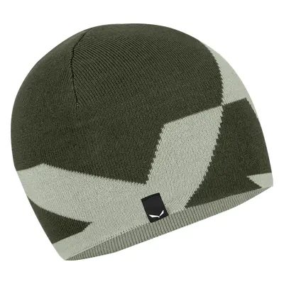 Salewa čepice Pure Reversible Am Beanie dark olive