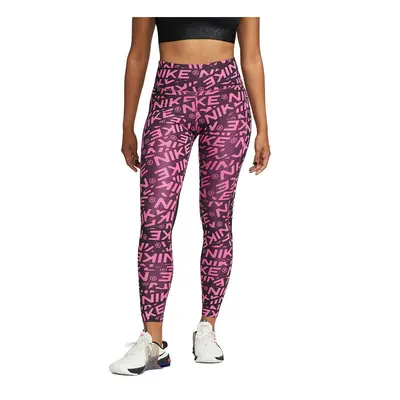 Nike legíny Dri-Fit Fast Womens Mid pink