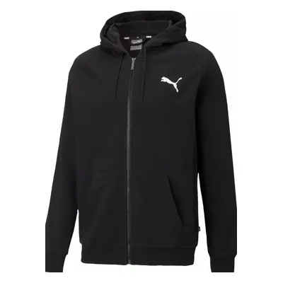 Puma mikina Ess Small Logo Hoodie black