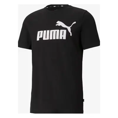 Puma tričko Ess Logo Tee black