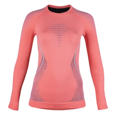 UYN - tričko LADY EVOLUTYON UW SHIRT LG_SL. coral/anthracite/aqua