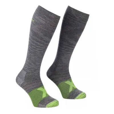 Ortovox ponožky Tour Compression Long Socks M grey blend