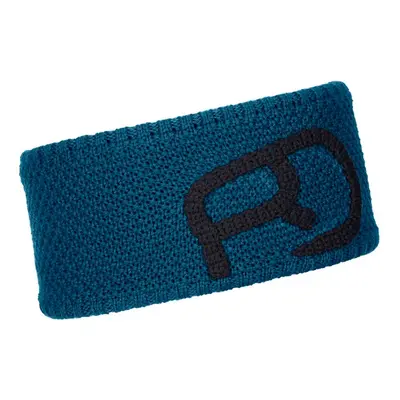 Ortovox čelenka Rock 'N' Wool Headband petrol blue