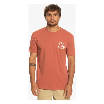 Quiksilver tričko The Oringinal Ss Tee marsala