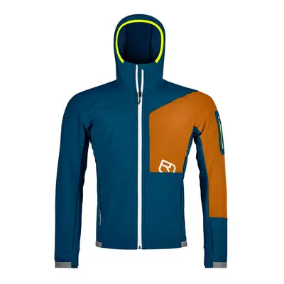 Ortovox bunda Berrino Hooded Jacket M petrol blue