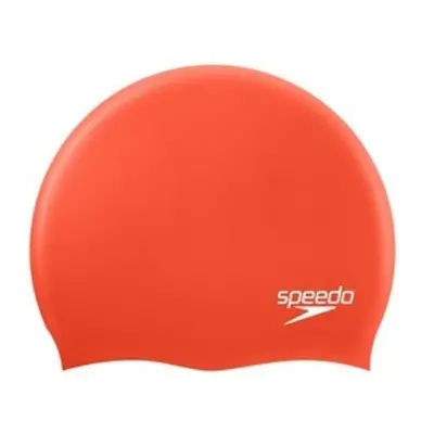 Speedo čepice Plain Moulded Silicone Cap orange