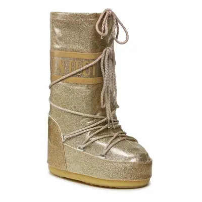 Moon Boot sněhule Icon Glitter gold