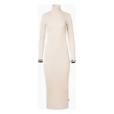 Goldbergh šaty Mireille Long Sleeve Knit Dress champagne