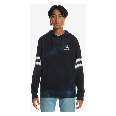 Quiksilver mikina Engineered Tie Dye Hoodie insignia blue