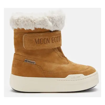 Moon Boot sněhule Jr Park Strap Boot Suede sand